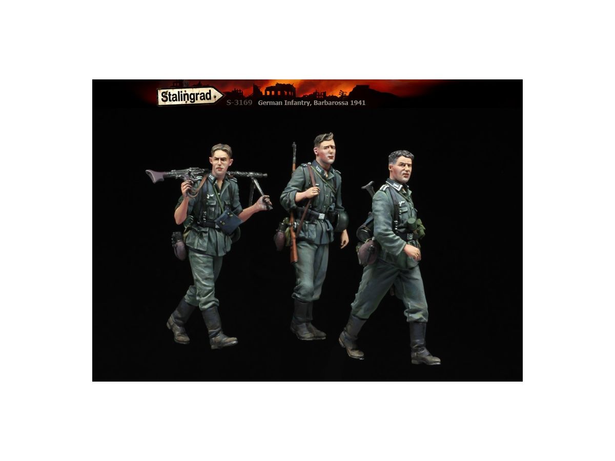 1/35 WW.II ドイツ歩兵 行軍中の独兵 バルバロッサ 1941