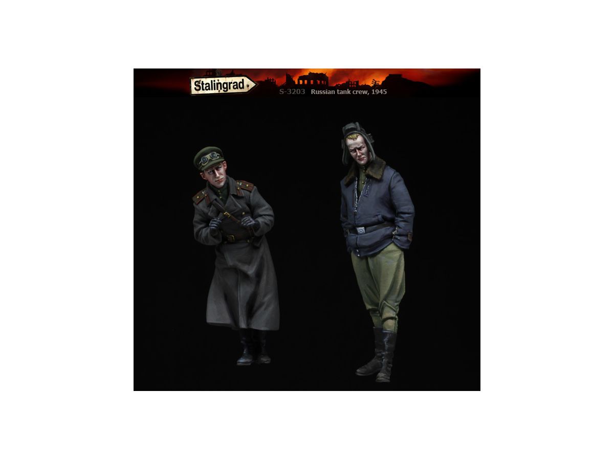1/35 WWII ロシア戦車兵#3 戦車将校と戦車兵1945(2体入)