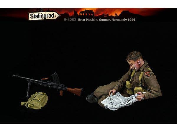 1/35 WWII イギリス 休憩中のブレン軽機関銃手 ノルマンディー1944