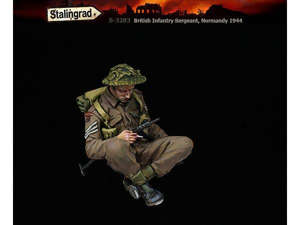 1/35 WWII イギリス 休息中の軍曹 ノルマンディー1944