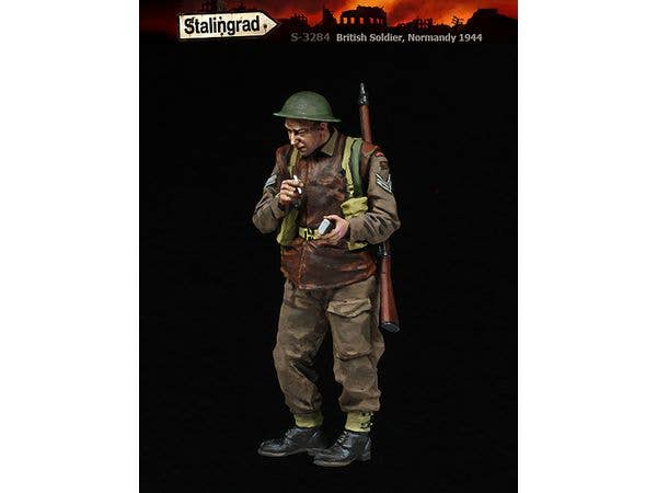 1/35 WWII イギリス タバコを吸う歩兵 ノルマンディー1944