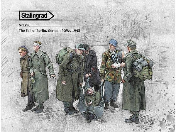 1/35 WWII ドイツ ベルリンの崩壊 ドイツ軍捕虜 1945年 ビッグセット (7体入)