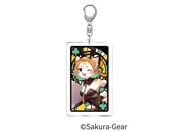 Bunnimals ステンドグラス風アクリルキーホルダー シャオジュ