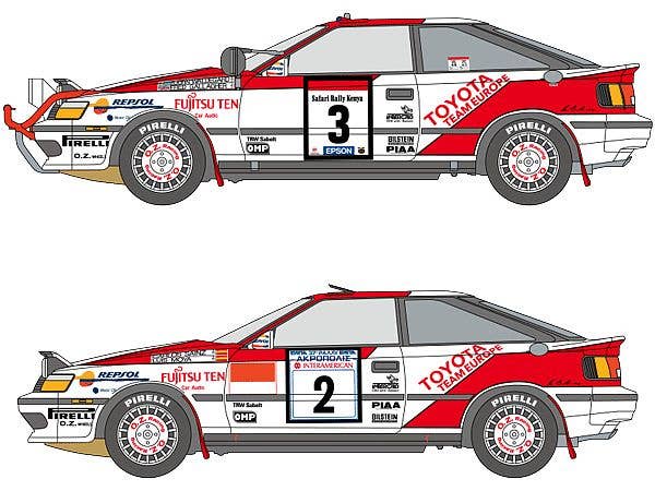 1/24 セリカ ST165 1990サファリ/ アクロポリスデカールセット