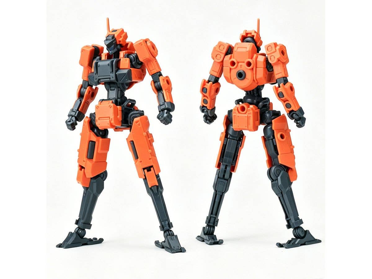 1/18 3 min projectシリーズ FENRIR(フェンリル) プラスチックモデルキット(オレンジ)