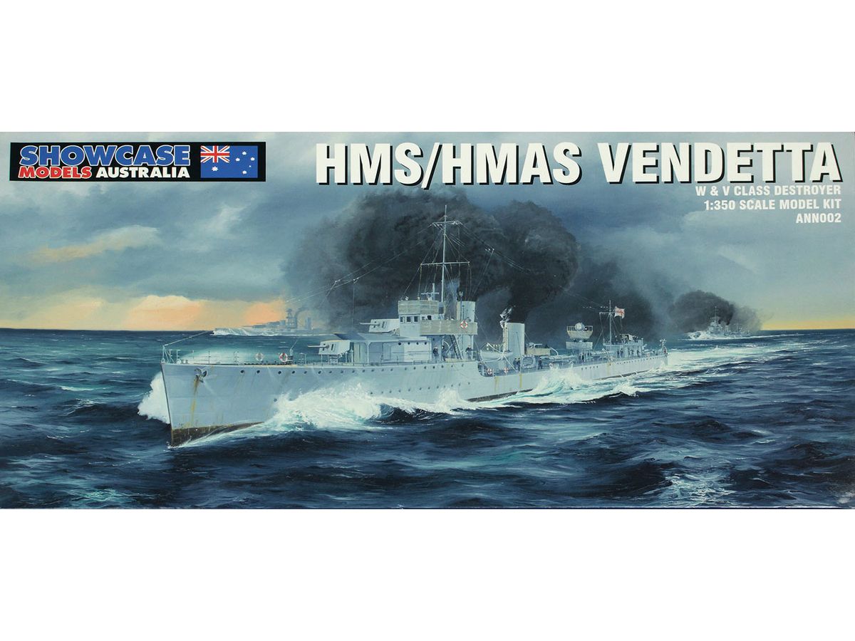 1/350 WW.I-II オーストラリア海軍 HMAS ヴェンデッタ V級駆逐艦