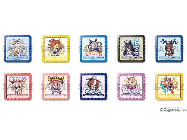 ウマ娘 プリティーダービー: すくえあくる缶バッジ Vol.2 1Box 10pcs