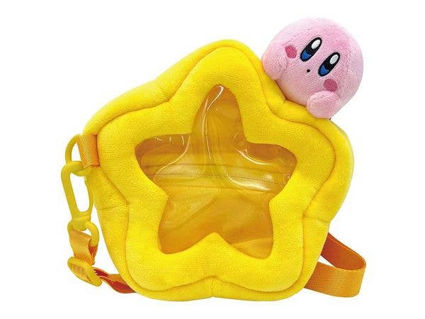 星のカービィ 窓付きショルダーバッグ (ワープスター)