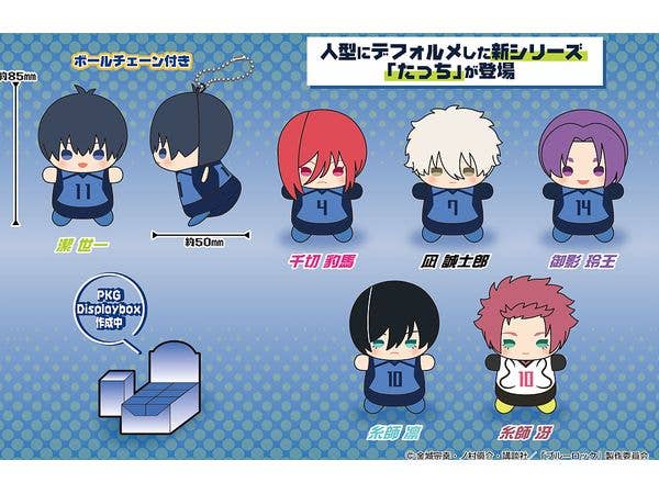 もちもちマスコットたっち ブルーロック 1Box 6pcs