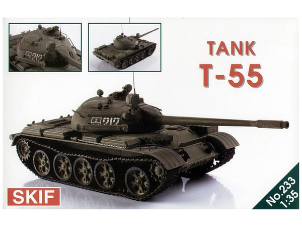 1/35 T-55 ソ連中戦車 (エッチング、レジン製パーツ付)
