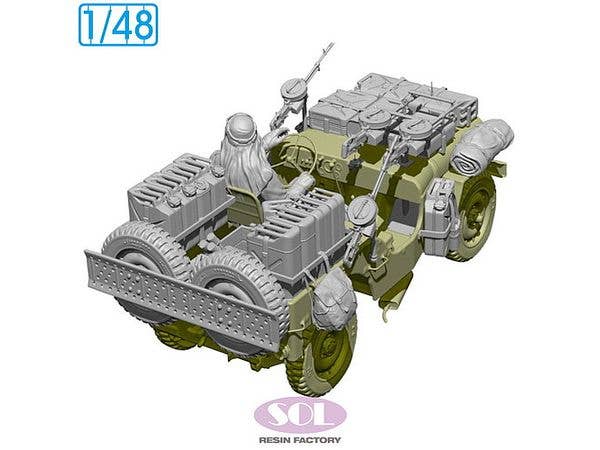 1/48 WWII イギリス SAS 1/4トン 4x4 パトロールカー コンバージョンキット Ver.2