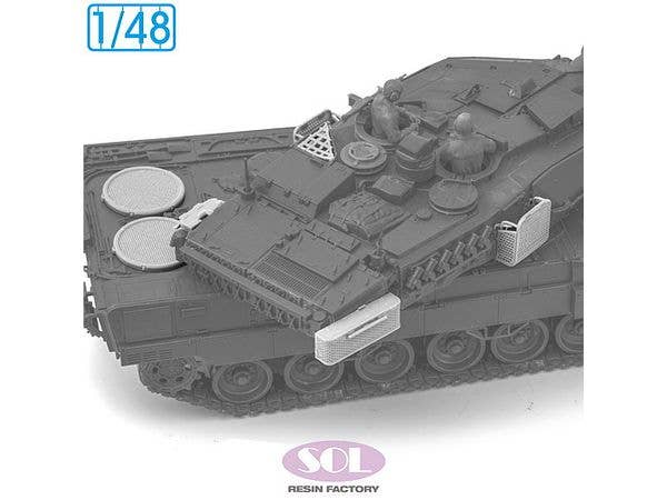 1/48 現用 ドイツ レオパルト2 A7V主力戦車 メッシュパーツセット (タミヤ用)
