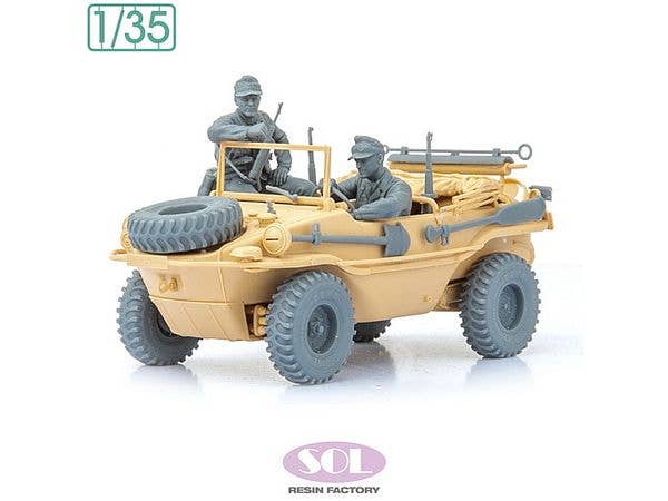 1/35 WWII ドイツ シュビムワーゲン166型 アップグレードキット #2 (タミヤ用)