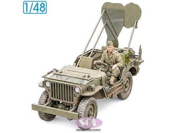 1/48 WWII アメリカ 1/4トン4 x 4トラック フォローミー フルキット