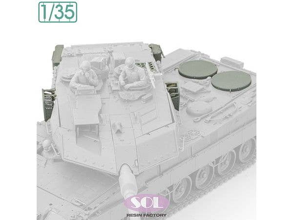 1/35 現用 ドイツ レオパルト2 A7V主力戦車 メッシュパーツセット (タミヤ用)
