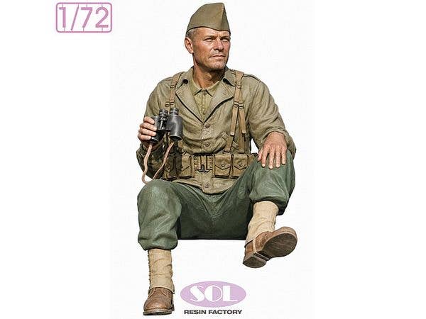 1/72 WWII アメリカ陸軍 双眼鏡を持つ車両乗員