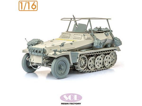 1/16 WWII ドイツ Sd.Kfz.250/3軽装甲無線車 ディテールアップセット (ダスヴェルク用)