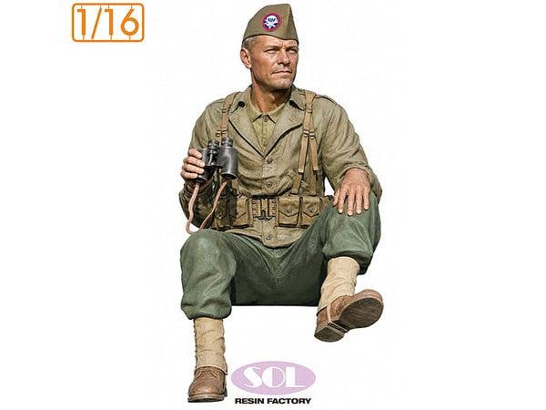 1/16 WWII アメリカ陸軍 双眼鏡を持つ車両乗員