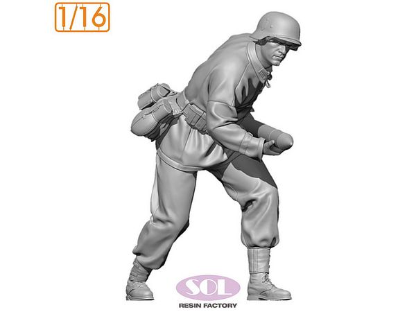 1/16 WWII ドイツ 対戦車砲兵 装填手1