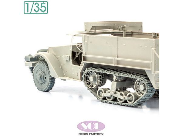 1/35 WWII アメリカ M3ハーフトラック チェーン付タイヤ&滑り止め付履帯セット(ドラゴン用)