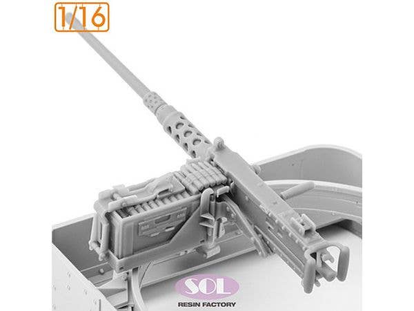 1/16 WWII アメリカ M2 .50口径重機関銃 M3/M3A1ハーフトラック用