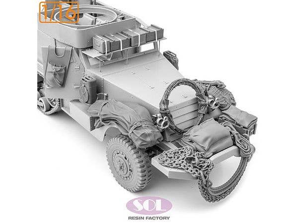 1/16 WWII アメリカ M3A1ハーフトラック アクセサリーセット A