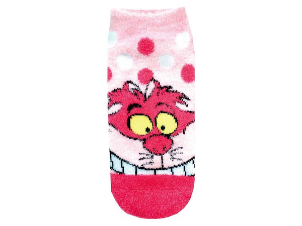 もっこもこソックス/ディズニーキャラクター/チェシャ猫 レディース (約22-24cm)