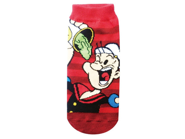 キャラックス POPEYE（ポパイ） ポパイ ボーダー レッド レディース 22-24cm