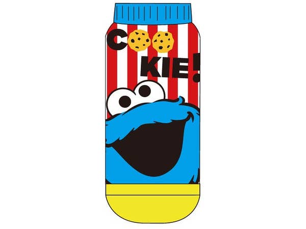 キャラックス セサミストリート COOKIE! レッド x イエロー レディース 22-24cm
