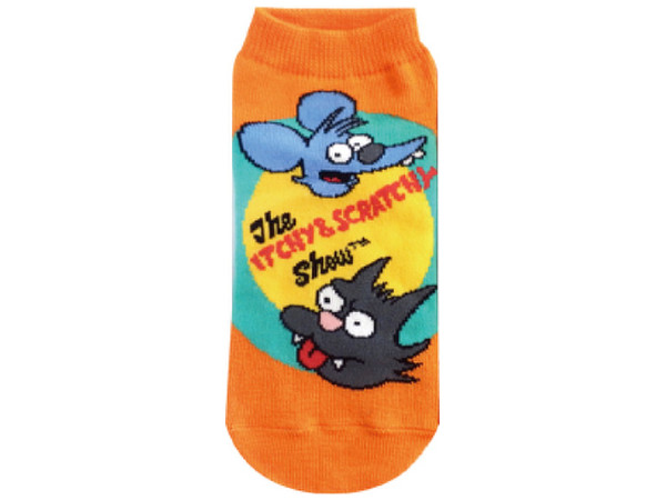 キャラックス ザ・シンプソンズ コンビ オレンジ レディース 22-24cm