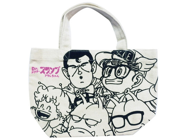 マチ付き コットンバッグ Dr.スランプ アラレちゃん オールスター