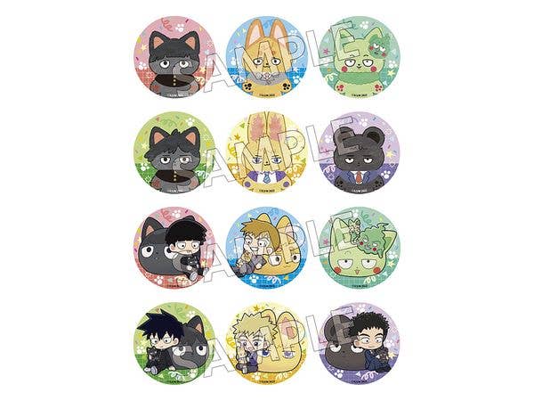 モブサイコ100 III: モフフサシリーズ 缶バッジコレクション 1Box 12pcs