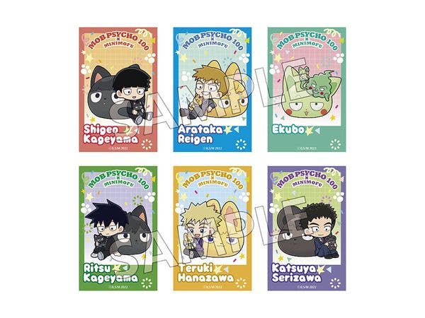 モブサイコ100 III: モフフサシリーズ チェキ風カードコレクション 1Box 6pcs