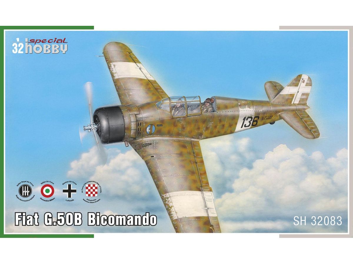 1/32 フィアット G.50B ビコマンド 複座練習機