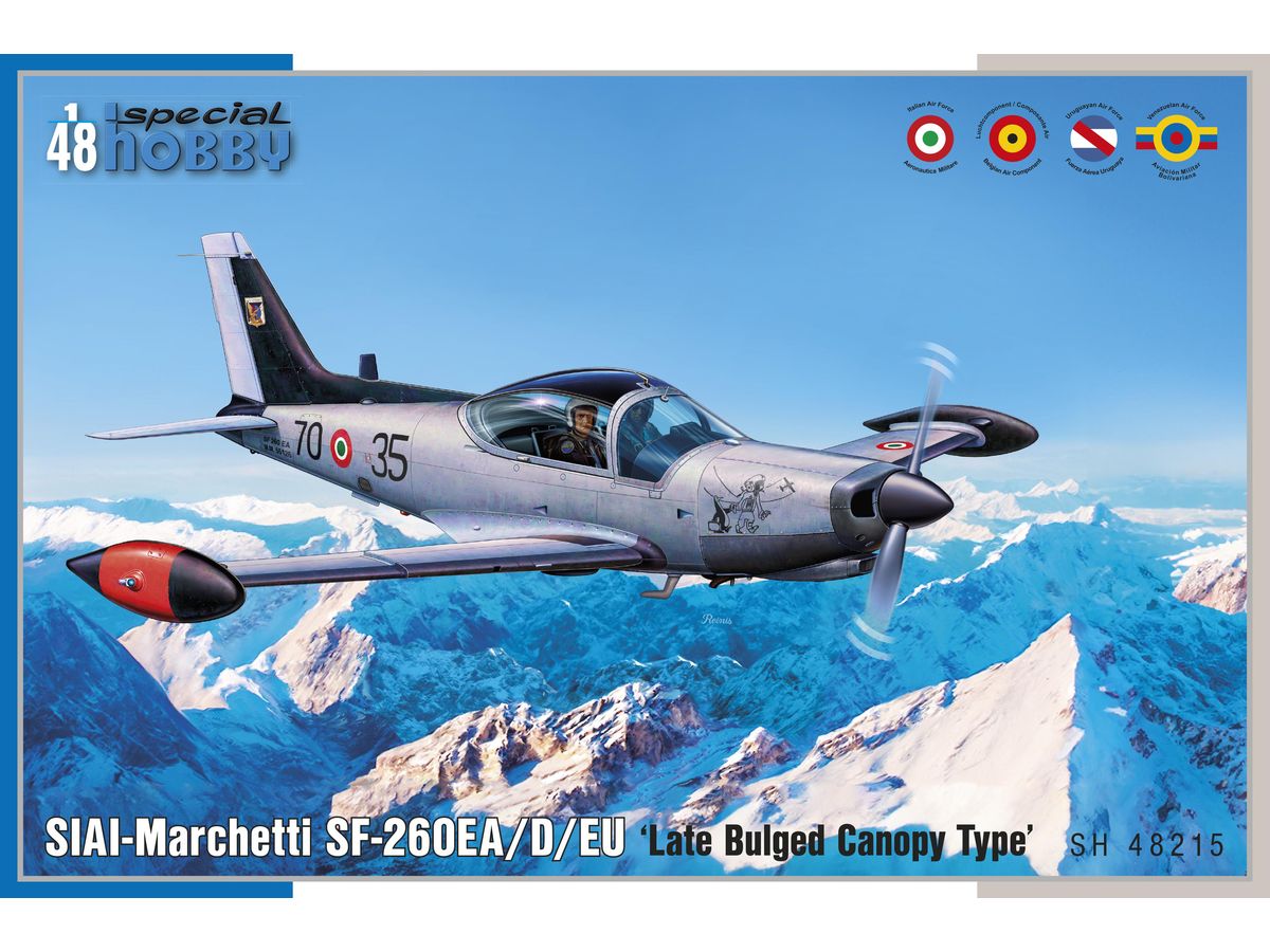 1/48 SF-260EA/D/EU 後期セミバブルキャノピー