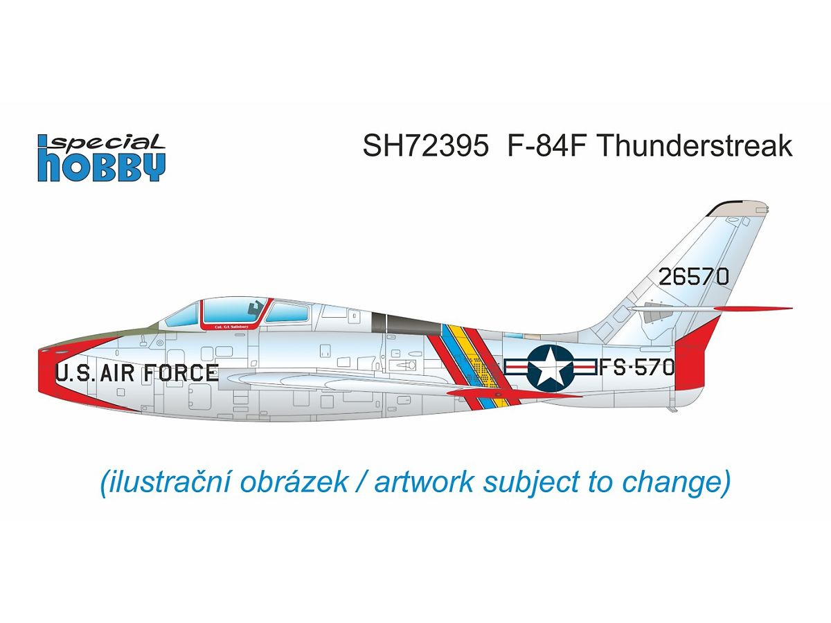 1/72 F-84F サンダーストリーク 米空軍
