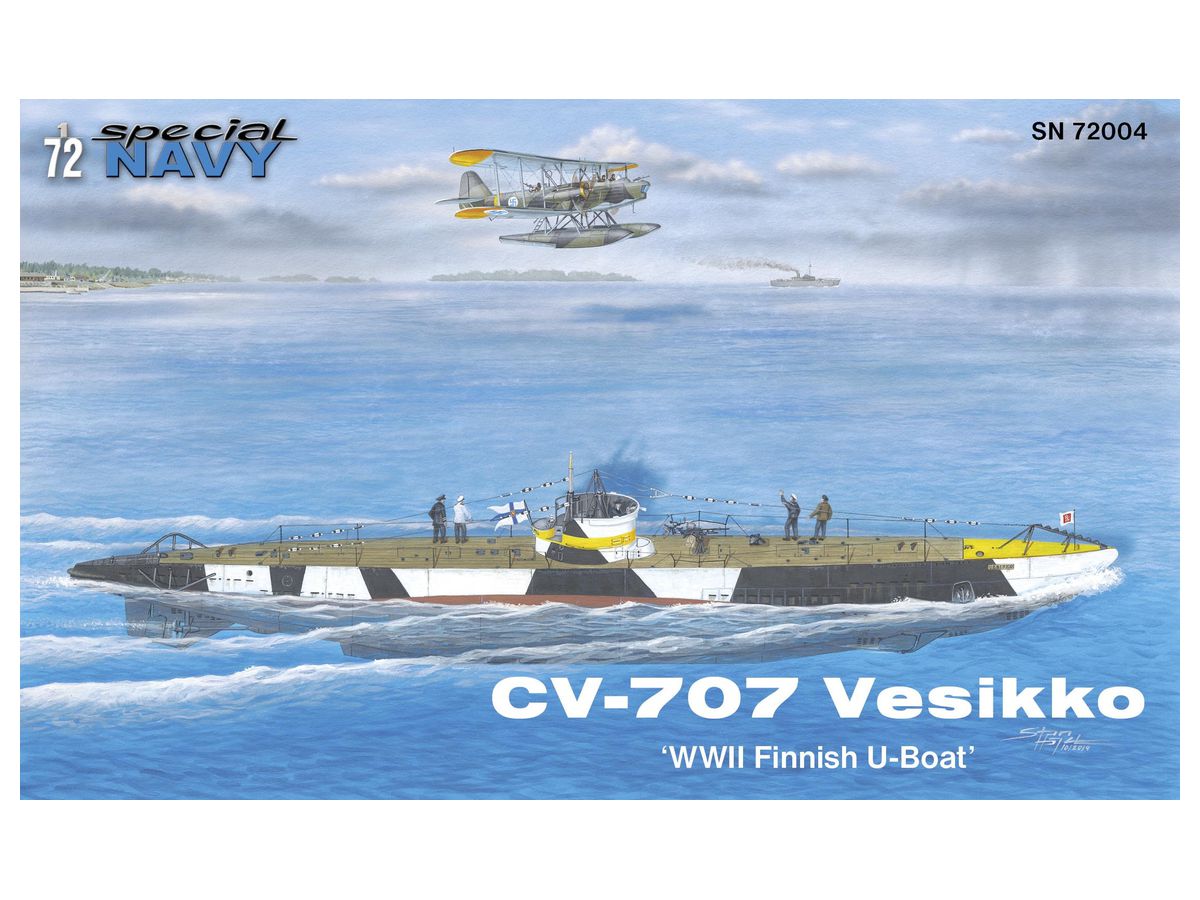 1/72 CV 707 ヴェシッコ WW.II フィンランド海軍潜水艦