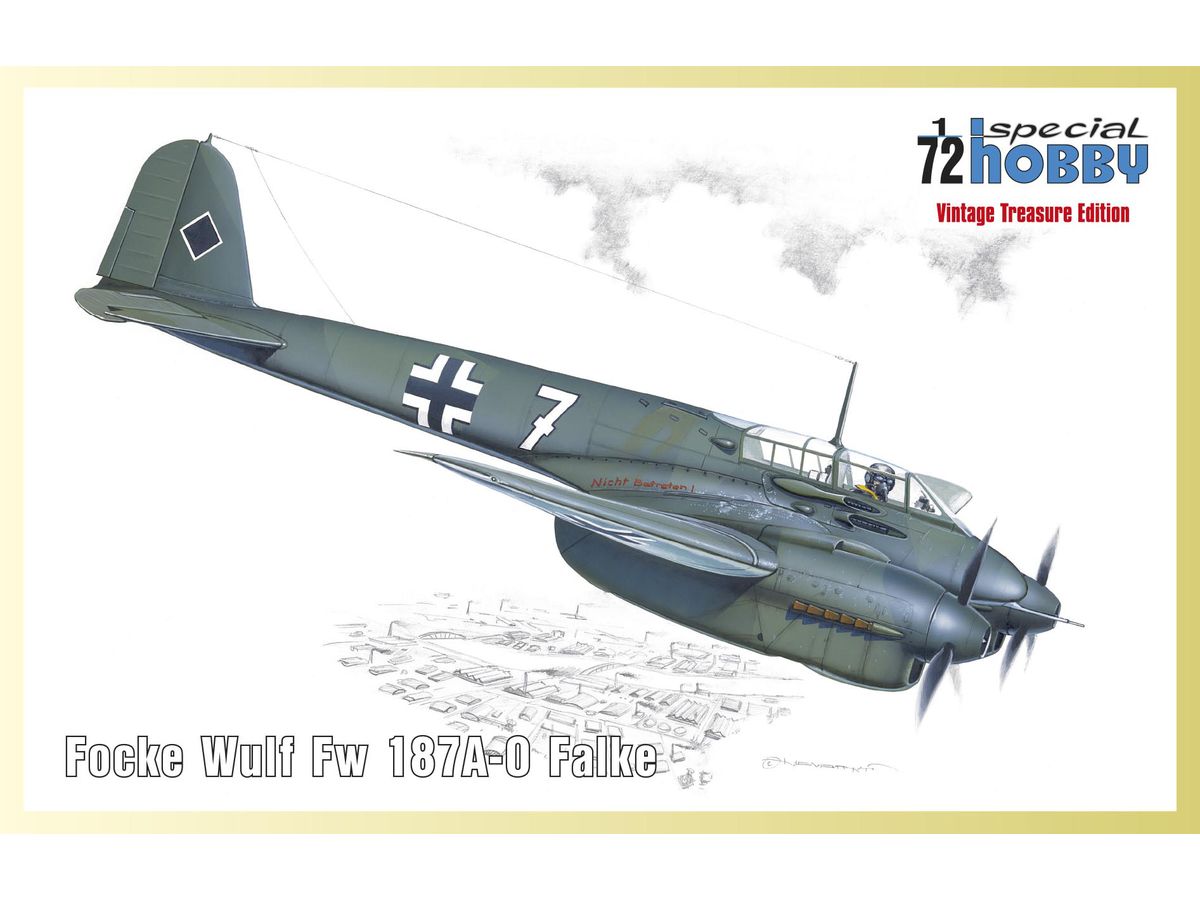 1/72 フォッケウルフ Fw187A-0 ファルケ リミテッドエディション