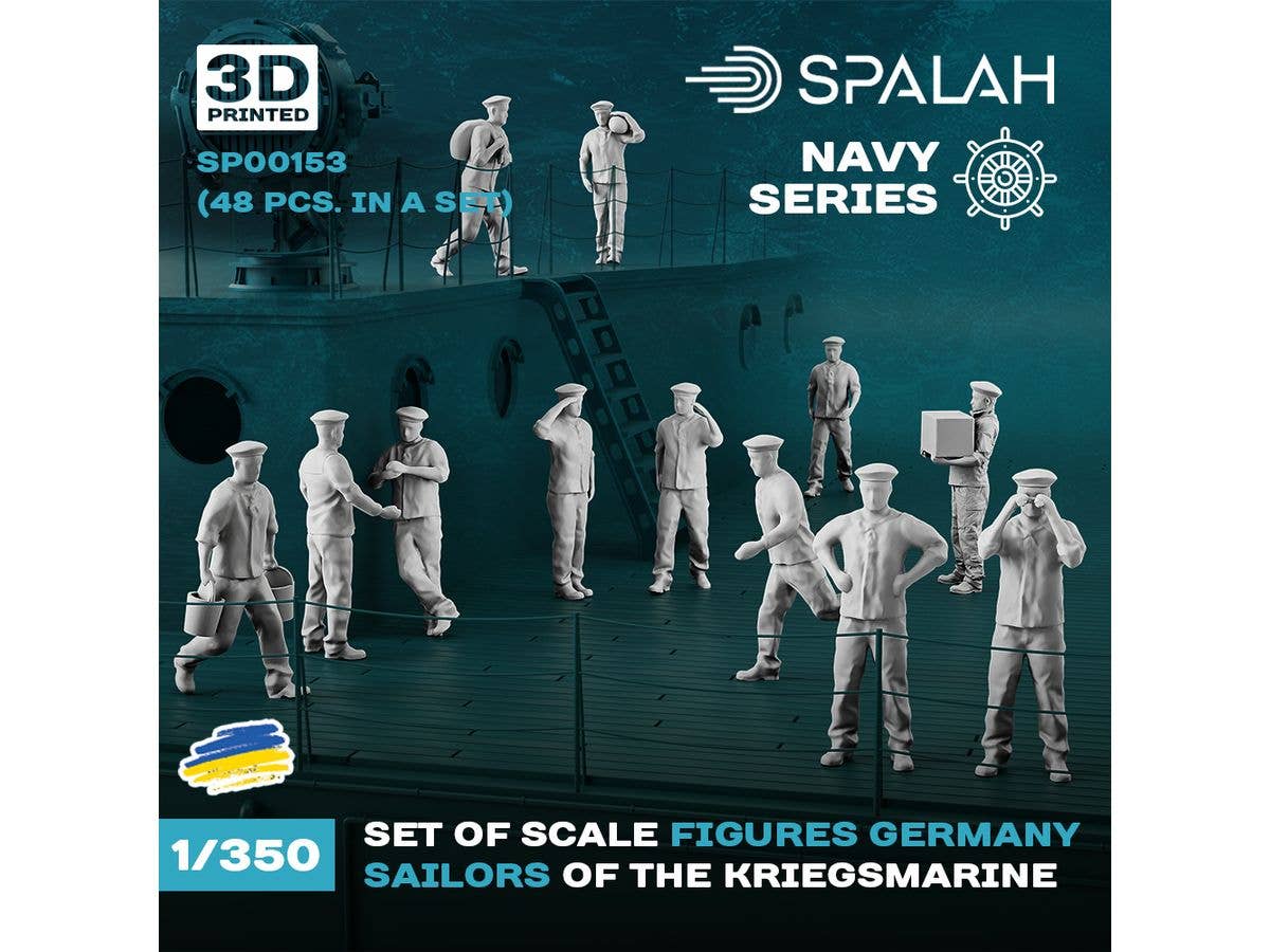 1/350 WWII ドイツ海軍 水兵 (48体入)
