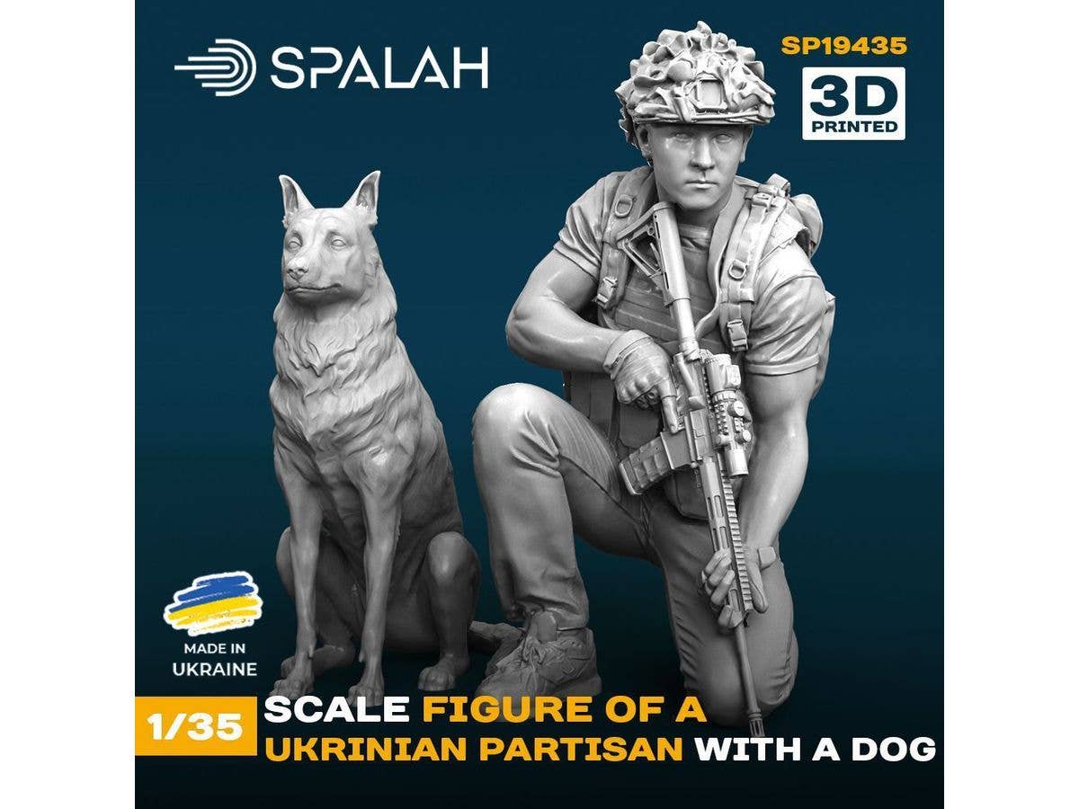 1/35 ウクライナパルチザンw/犬