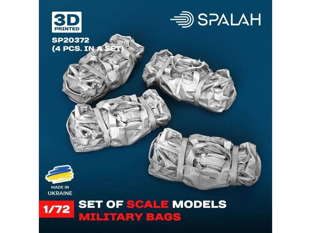 1/72 軍用バッグ (4個入)