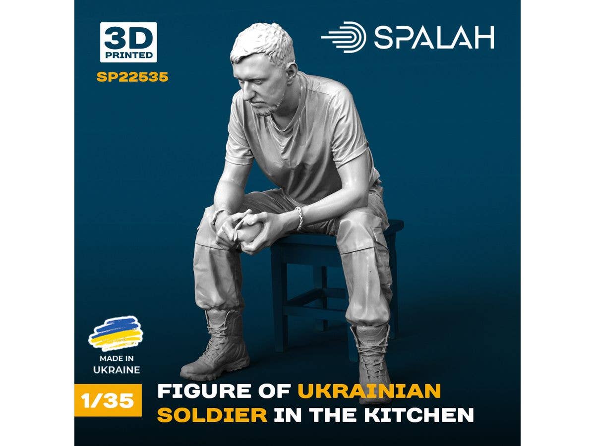 1/35 ウクライナ兵 食事の準備