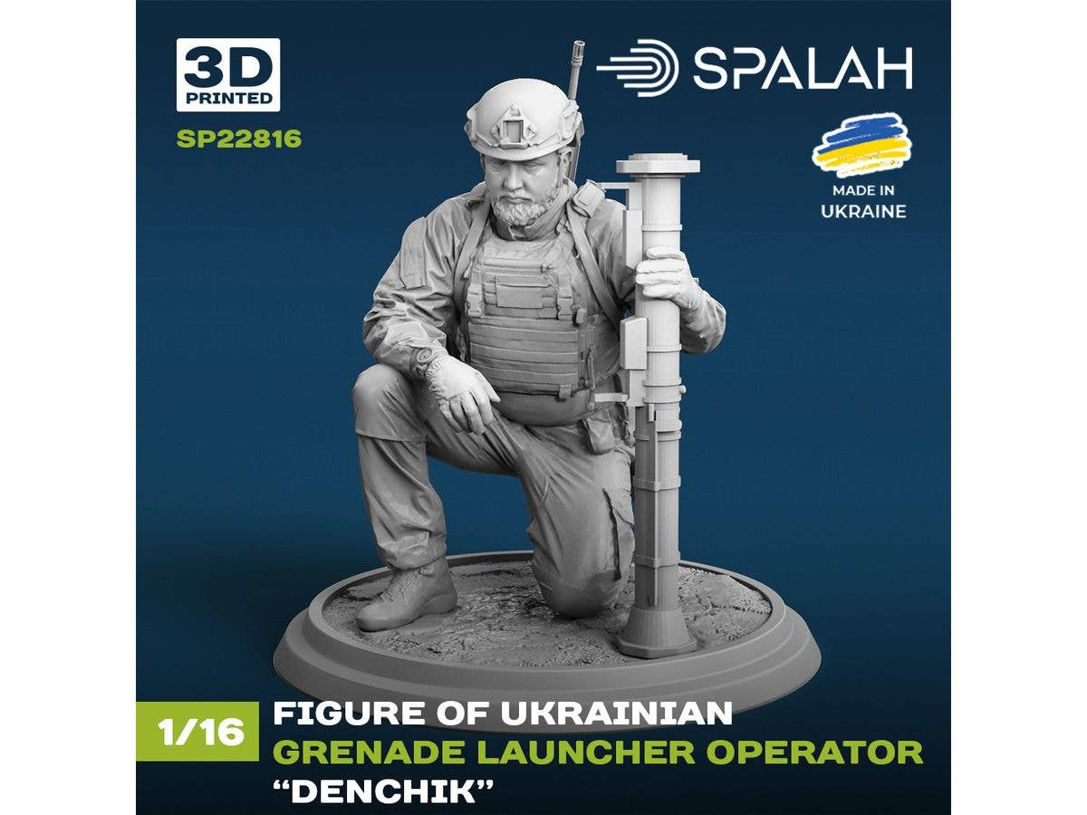 1/16 ウクライナ兵w/対戦車ミサイル デンチク