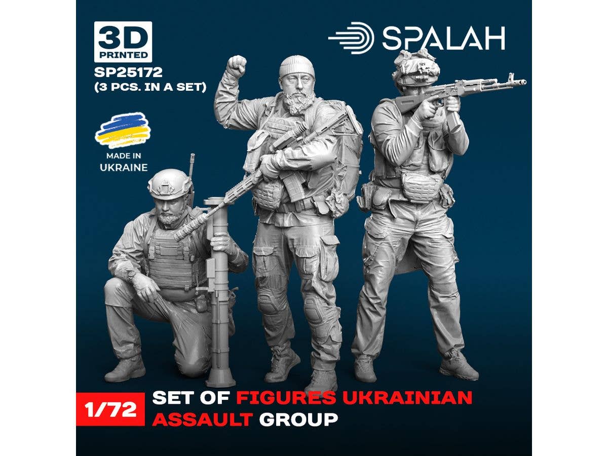 1/72 ウクライナ突撃隊セット (3体入)