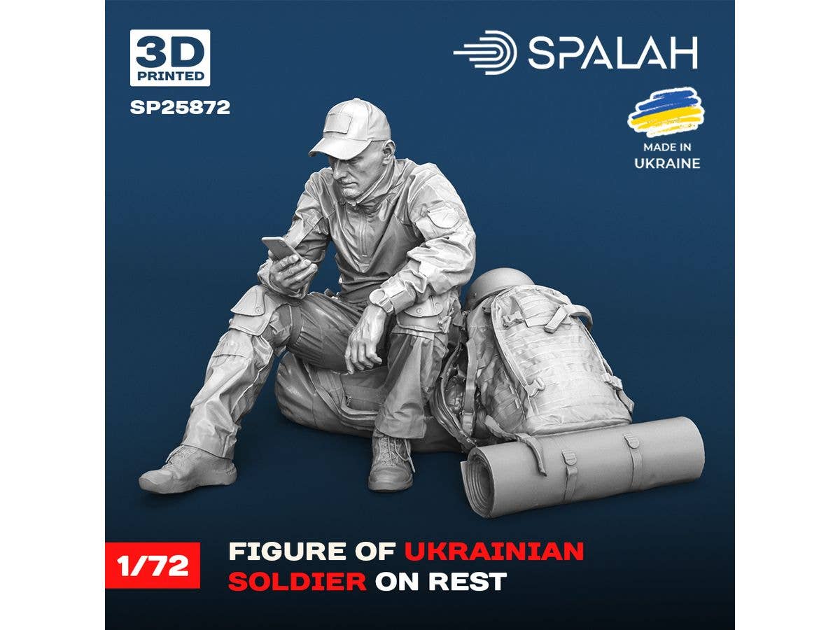 1/72 ウクライナ兵 休憩中