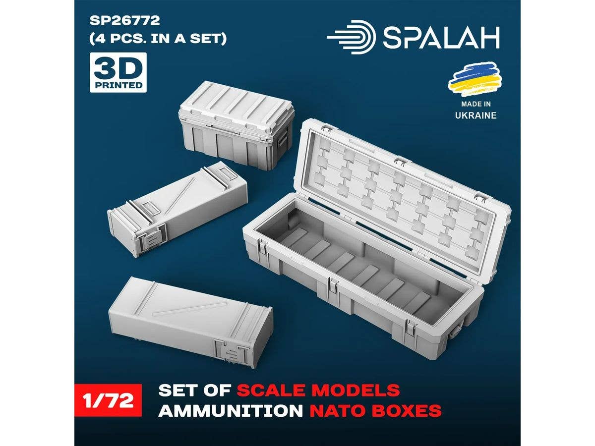 1/72 NATO 弾薬箱 (4個入)