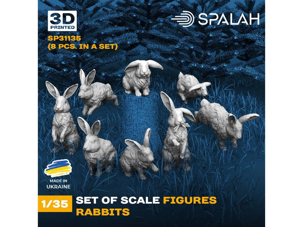 1/35 うさぎ (8羽入)