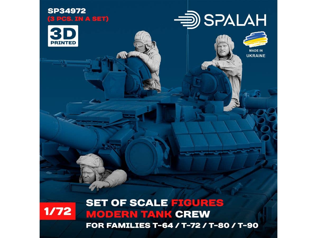 1/72 現用戦車兵セット (T-64/T-72/T-80/T-90用) (3体入)