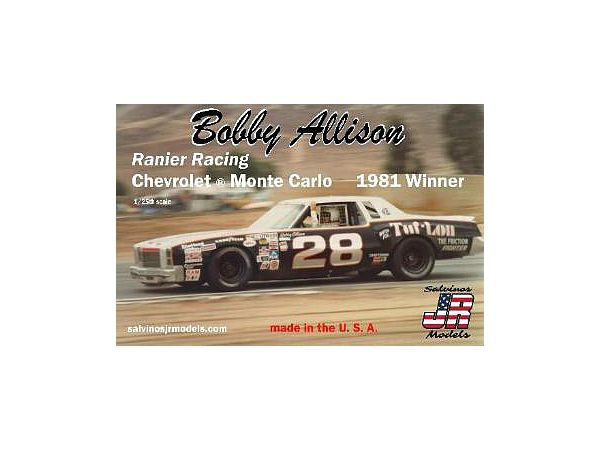 1/25 NASCAR '81 優勝車 シボレー モンテカルロ ボビー・アリソン レイニアーレーシング #28