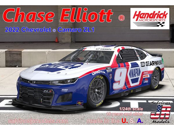 1/24 NASCAR 2022 カマロ ZL1 ヘンドリックスモータスポーツ チェイス・エリオット パトリオットカラー
